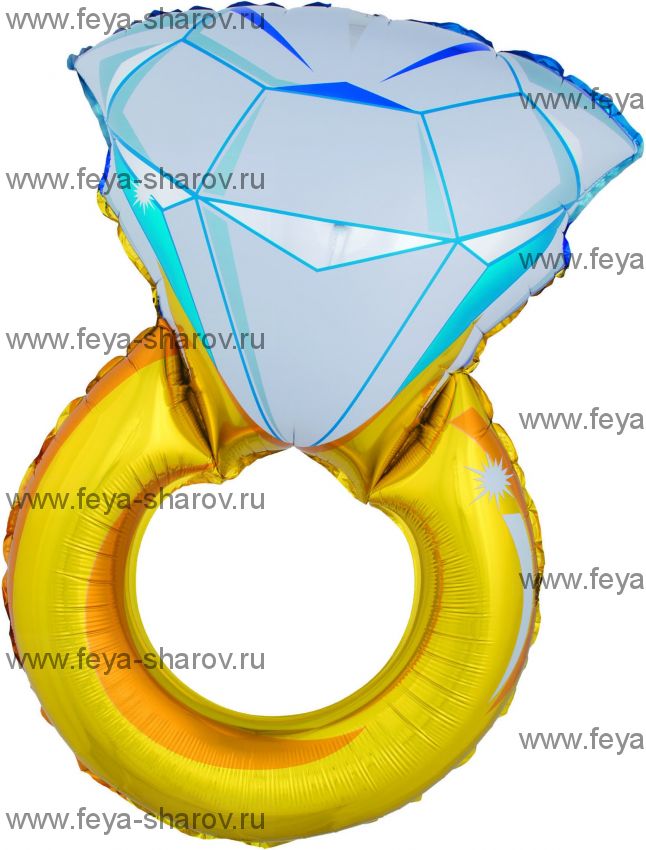 Кольцо с бриллиантом 69 см