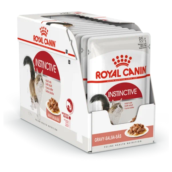 Влажный корм для кошек Royal Canin Instinctive кусочки в соусе 28 шт х 85 гр