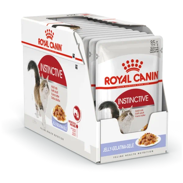 Влажный корм для кошек Royal Canin Instinctive кусочки в желе 28 шт х 85 гр