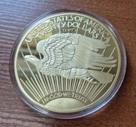 США Медаль 20 долларов "Золотые гиганты. Свобода" 2012 год Proof