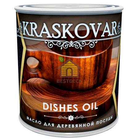 Масло Kraskovar Dishes Oil для деревянной посуды и разделочных досок