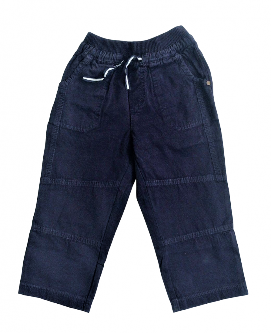 Прямые брюки для мальчика Глубокий синий