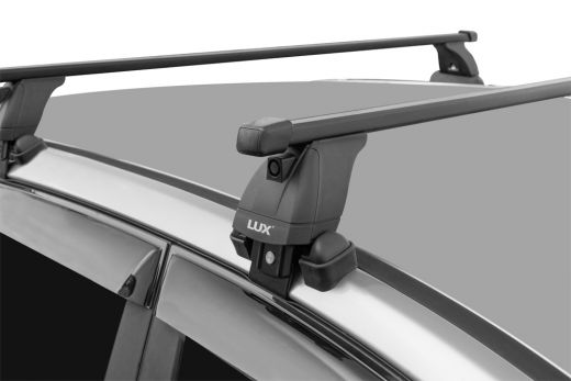 Багажник на крышу Honda Freed (2016 - ...), Lux, прямоугольные стальные дуги