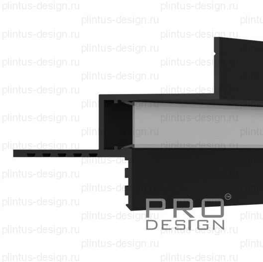 Pro Design Gipps 602 теневой потолочный профиль Чёрный