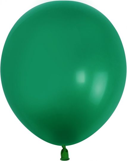 Ненадутый тёмно-зелёный 30 см шар латексный