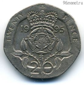Великобритания 20 пенсов 1995