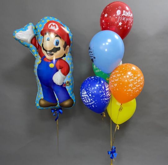 Доктор Марио с фонтаном из 7 шаров