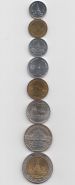 Таиланд Набор 8 монет UNC