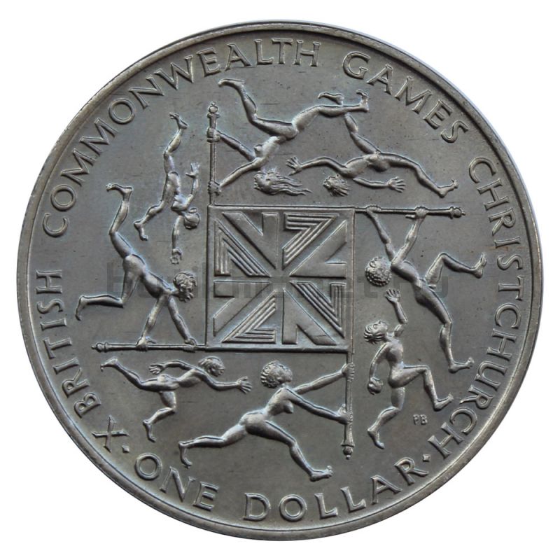 1 доллар 1974 Новая Зеландия X Британские Игры Содружества