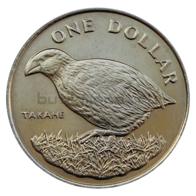 1 доллар 1982 Новая Зеландия Такахе