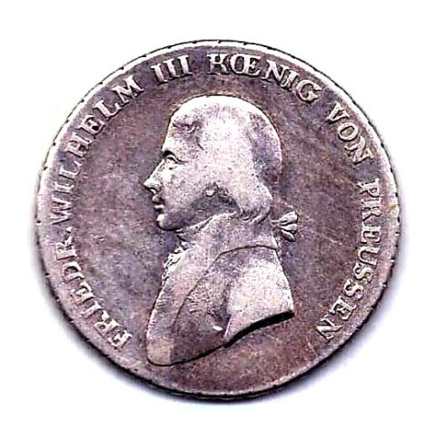 1 талер 1799 Пруссия XF Германия