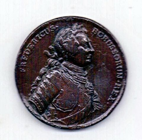 медаль 1757 Русско - Прусская война XF