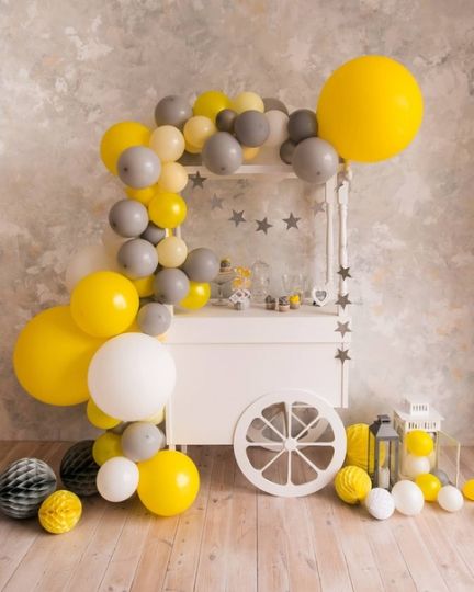 Кэнди Бар с шарами, бумажными шарами и арендой Тележки сладостей