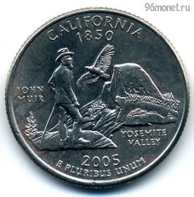 США 25 центов 2005 P Калифорния