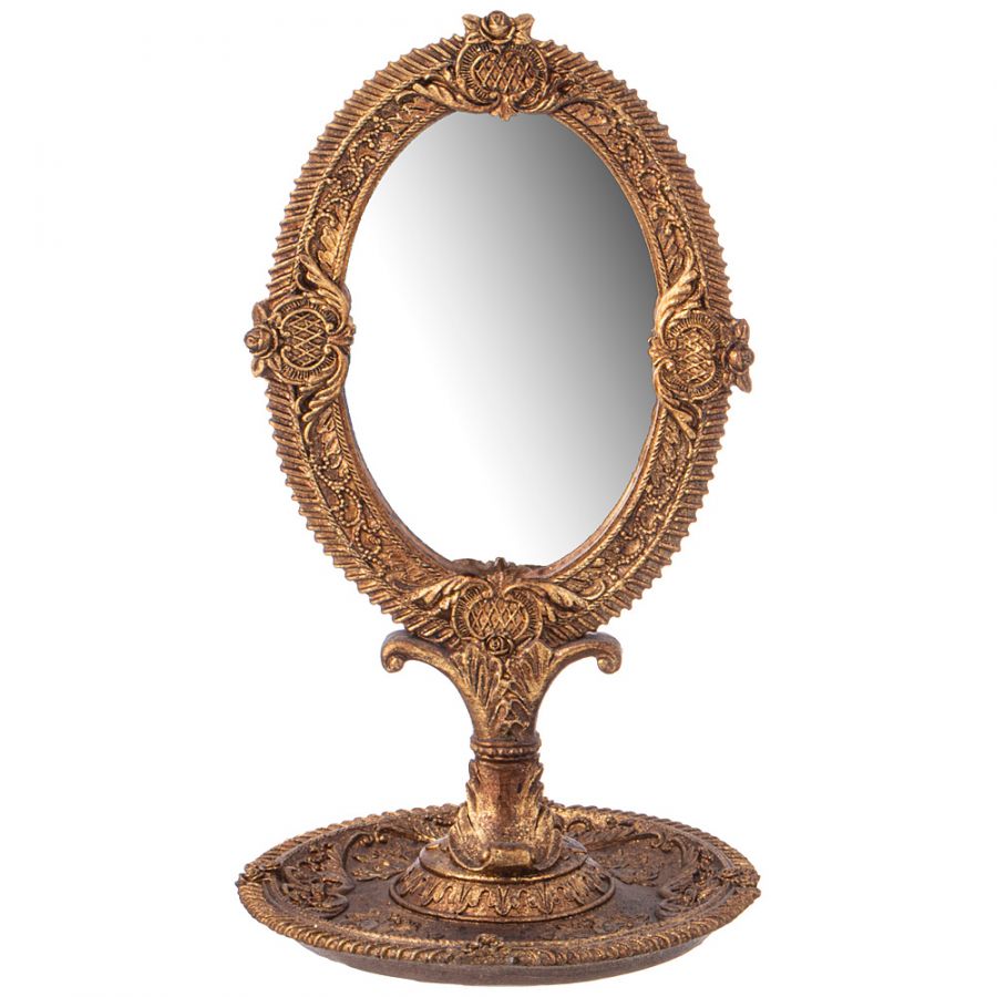 Зеркало настольное коллекция "Рококо", 15x15x26cm