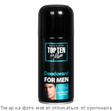 RUBELLA TOP TEN for Men Дезодорант-спрей COOL POWER с ярким ароматом ментола 150мл (Болгария)