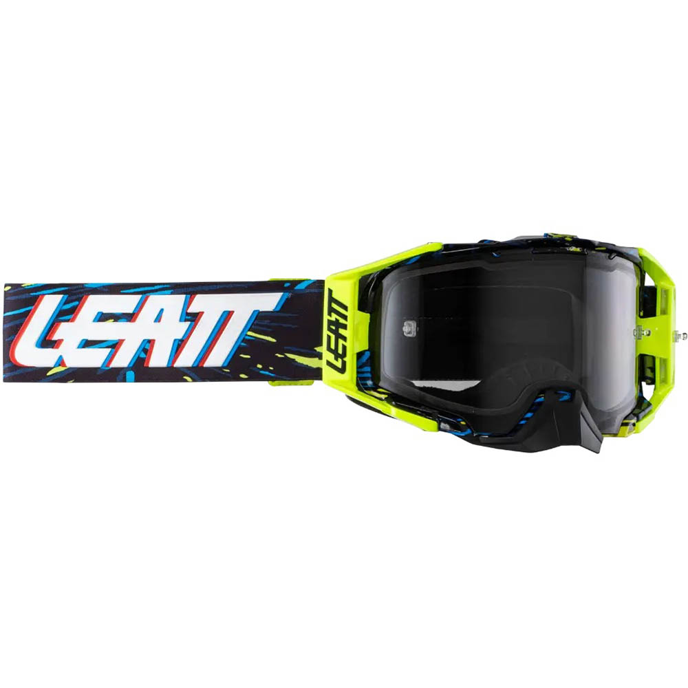 Leatt Velocity 6.5 Lime Light Grey 58% (2024) очки для мотокросса и эндуро