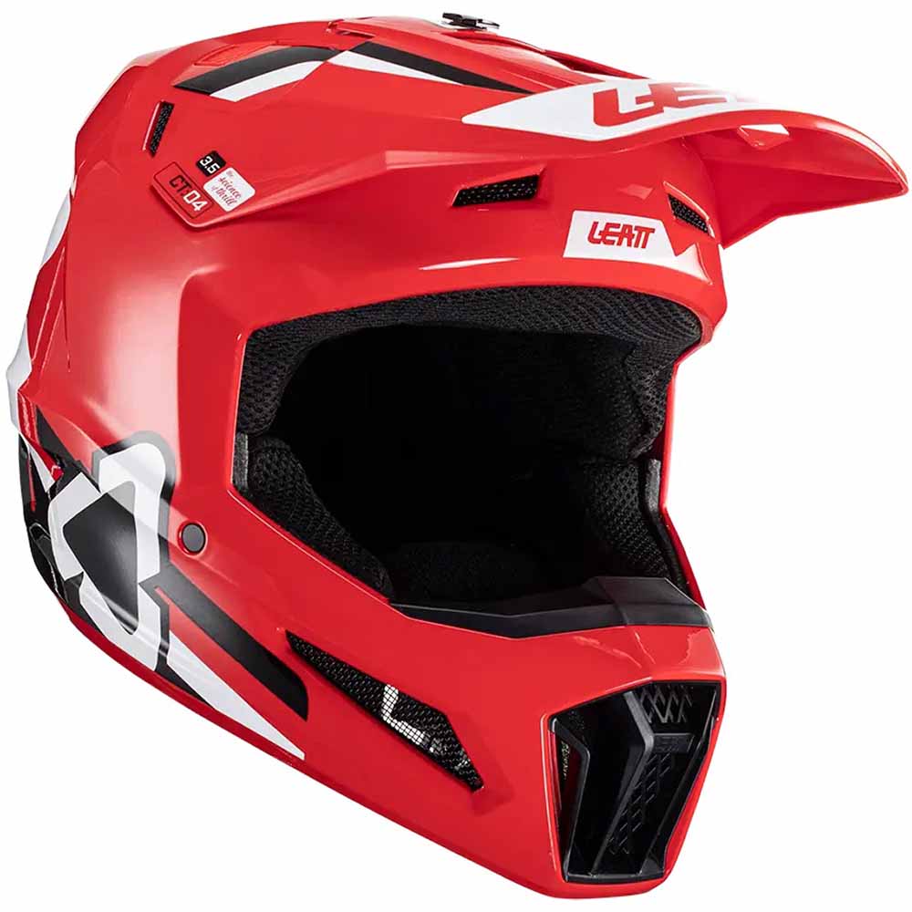 Leatt Moto 3.5 Junior V24 Red (2024) детский шлем внедорожный