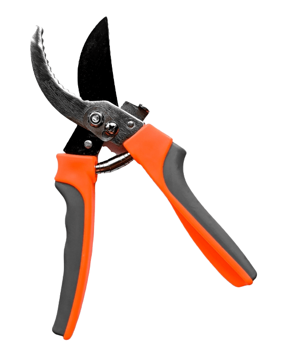 Секатор садовый - "PRUNING SCISSORS", с оранжевой ручкой. (72 шт. / Кор)