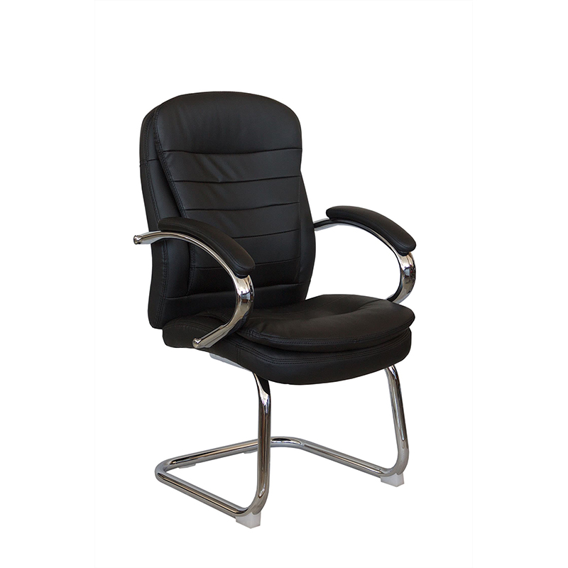 RC 9024-4 Kонференц-кресло (Чёрная эко-кожа)