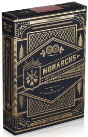 Дизайнерские карты Theory11 Monarch Playing Cards black (черные)