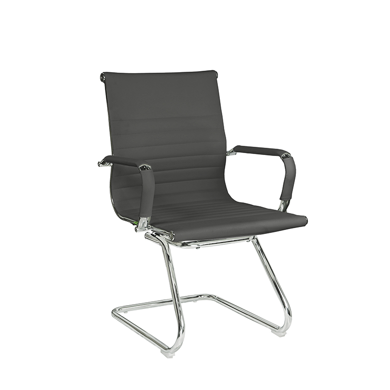 RC 6002-3E Конференц-кресло (Серая эко-кожа)
