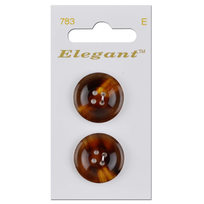 Пуговицы ELEGANT BLUMENTHAL LANSING 22 мм цвет коричневый Испания (565100783)