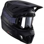 Leatt Kit Moto 7.5 V24 Stealth комплект шлем + очки Leatt Velocity 4.5
