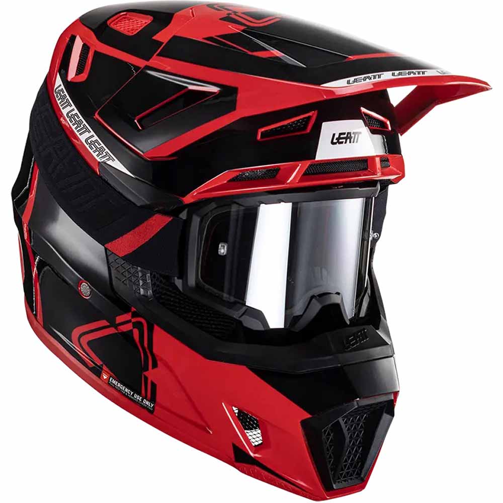 Leatt Kit Moto 7.5 V24 Red (2024) комплект шлем + очки Leatt Velocity 4.5