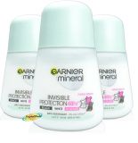 Garnier Mineral Invisible Black,White&Colors 50 ml roll-on deodorantti