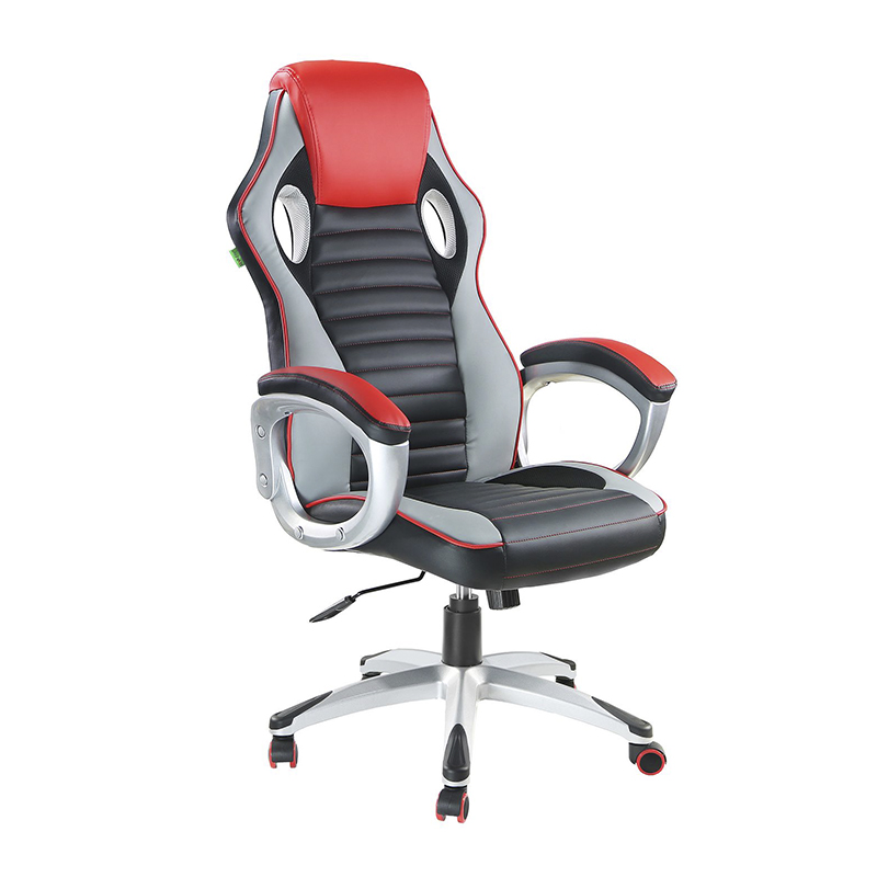 RC 9292H Геймерское кресло (Красная эко-кожа)