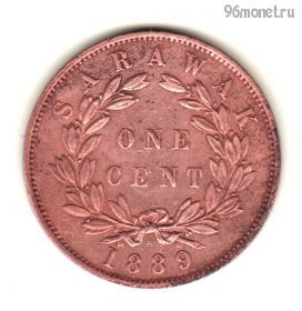 Саравак 1 цент 1889 Н