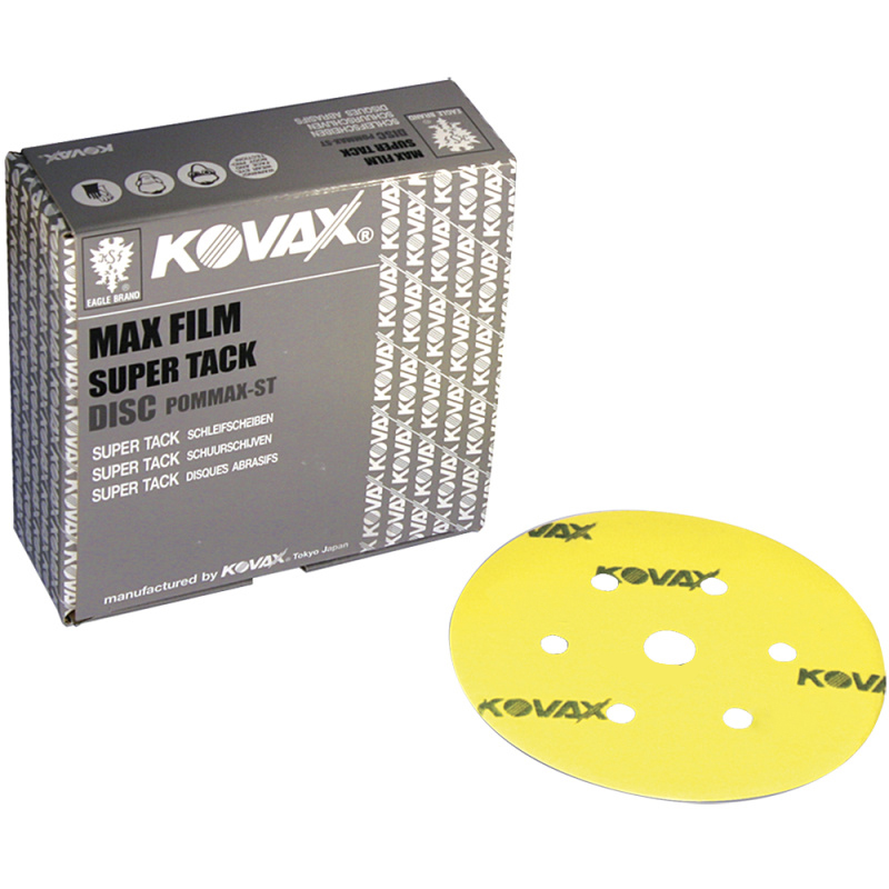 Kovax Абразивный круг Max Film, 152мм., P240, 7 отверстий, в упаковке 50шт.