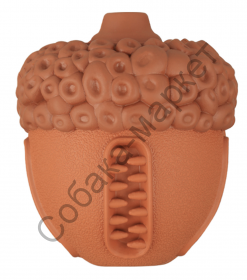 Игрушка Mr.Kranch для собак Орех с пищалкой 8,5*10 см с ароматом сливок