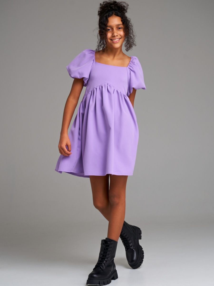Платье праздничное нарядное для подростка фиолетовое