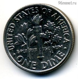 США 10 центов 1991 P