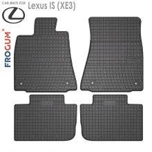 Коврики Lexus IS III от 2013 - 2021 в салон резиновые Frogum (Польша) - 4 шт.