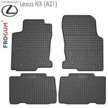 Коврики Lexus NX I от 2014 - 2021 в салон резиновые Frogum (Польша) - 4 шт.