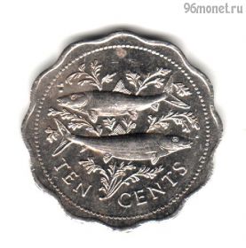 Багамские острова 10 центов 1985