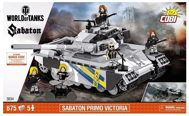 КОБИ World of Tanks - Шведский танк STRV 81  Sabaton Primo Victoria COBI-3034