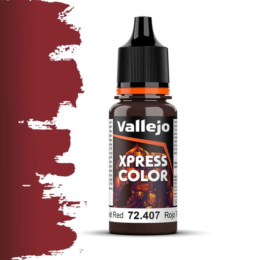 Краска Vallejo Xpress Color - Velvet Red (72.407)