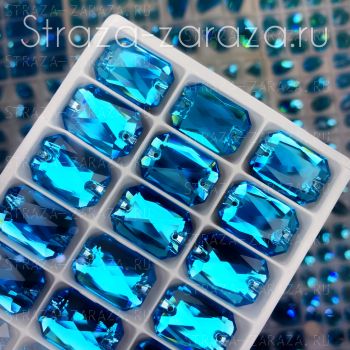 DeLuxe Пришивные Стразы Aquamarine Алмаз 14*20 мм