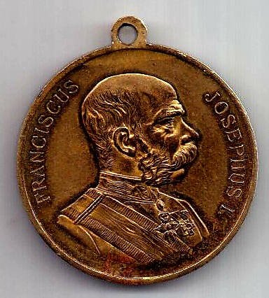 медаль 1905 Богемия Чехия Австрия