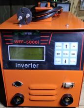 Аппарат для сварки электросварных фитингов, WEF-5000i инверторный, легкий - вес всего 10 кг. (сварочник, сварочный, электромуфтовый, электрофузионный аппарат для э/с эс э.с. электрофузионных фитингов)