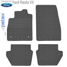 Коврики Ford Fiesta VII от 2017 - 2023 в салон резиновые Petex (Германия) - 4 шт.