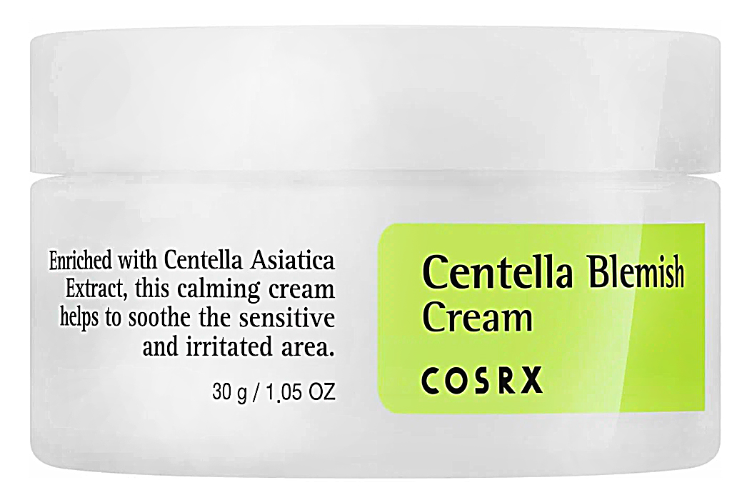 COSRX Крем для проблемной кожи с экстрактом центеллы. Centella blemish cream, 30 мл.