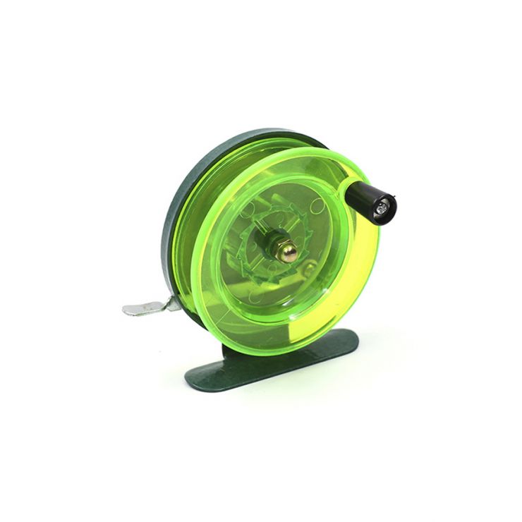 Катушка проводочная SCOTER Namazu 65 мм с курком зеленая N-65P01T