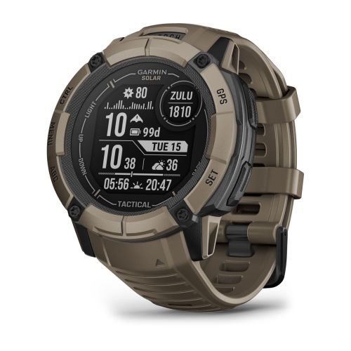 Умные часы Garmin Instinct 2X Solar Tactical Edition, коричневый фото