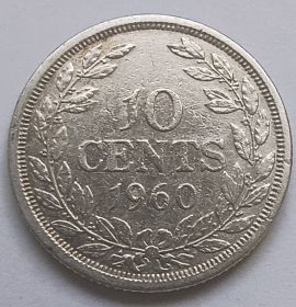 10 центов(Регулярный выпуск) Либерия 1960