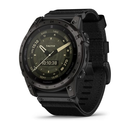 Умные часы Garmin Tactix 7 Amoled edition, черный нейлоновый ремешок фото